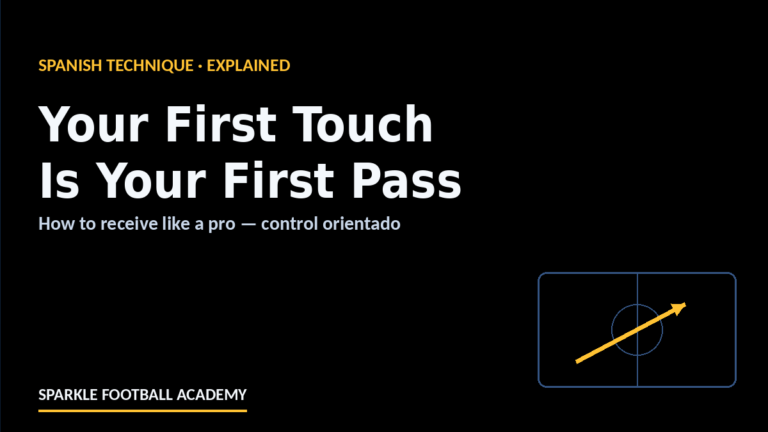 First Touch in Soccer: How to Receive Like a Pro (Directional Control)