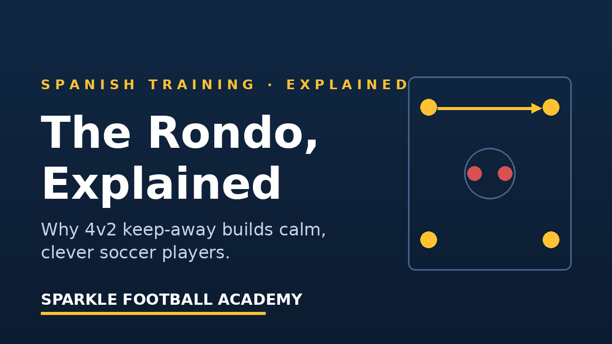 You are currently viewing Rondo Drill Explained: Why Spanish Academies Start Every Session With 4v2 Keep-Away