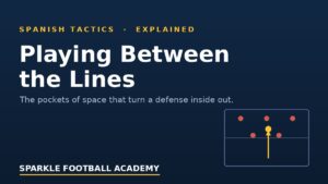 Read more about the article Playing Between the Lines in Soccer, Explained Simply