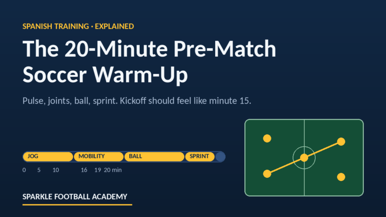 Pre-Match Soccer Warm-Up: The 20-Minute Sequence We Use Before Every Game