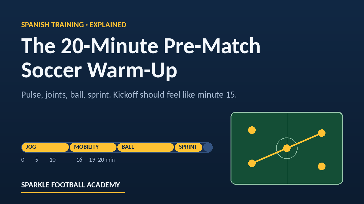 You are currently viewing Pre-Match Soccer Warm-Up: The 20-Minute Sequence We Use Before Every Game