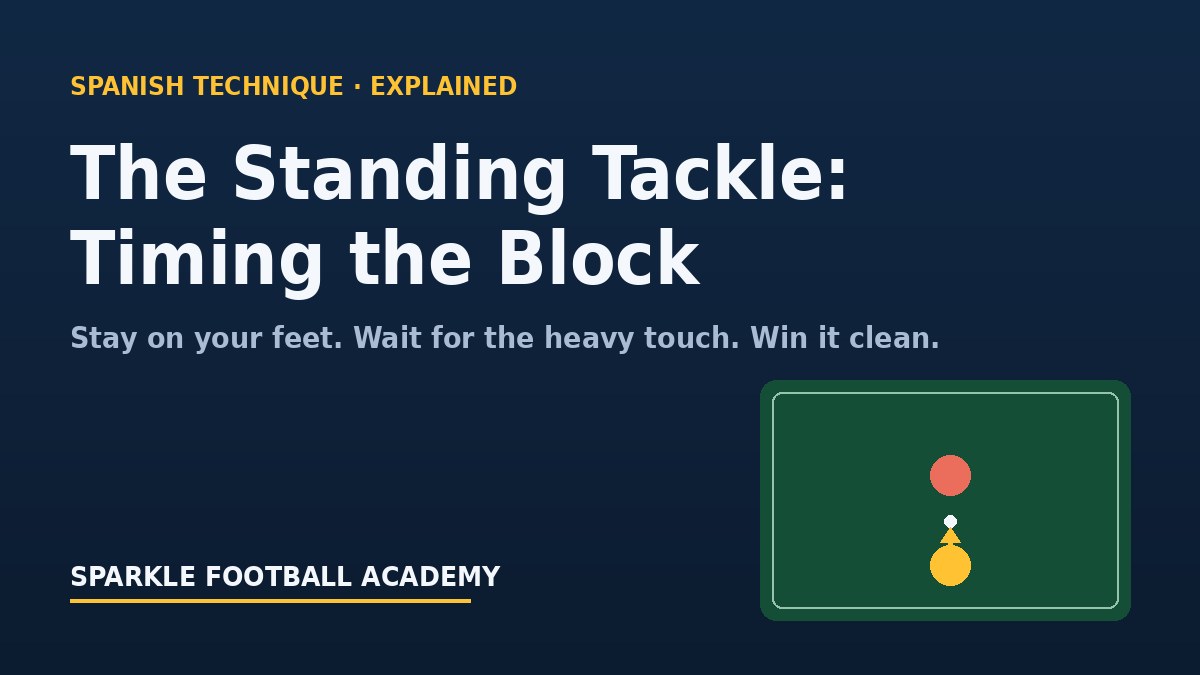 You are currently viewing Standing Tackle in Soccer, Explained Simply: How to Win the Ball Without Leaving Your Feet